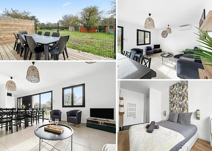 Retraite Télétravail · 4 Avec Sdb · Bureau Dans Chaque · Terrasse